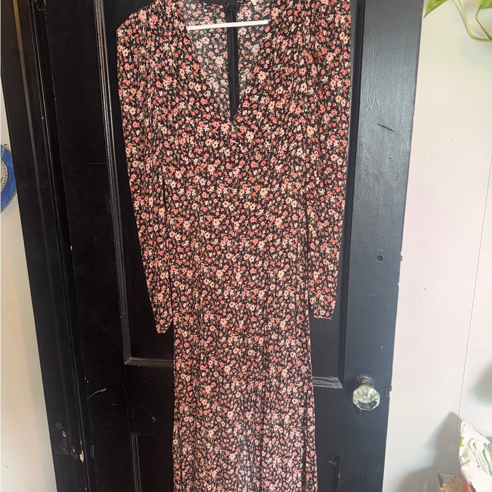 ASTR The Label Floral Midi Dress
